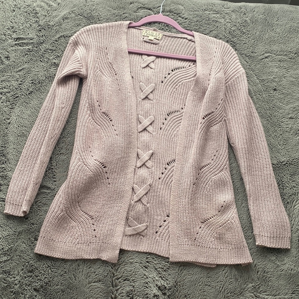 Pink Republic Purple Cardigan